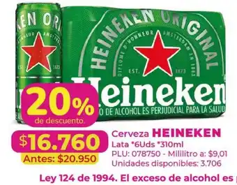 Belalcazar Cerveza Heineken oferta