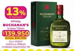 Belalcazar Whisky Buchanan's 12 Años oferta