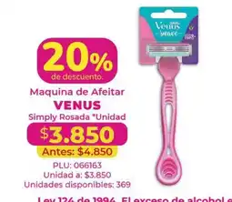 Belalcazar Venus Maquina de Afeitar Simply Rosada oferta
