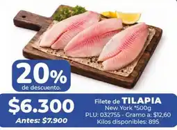 Belalcazar Tilapia filete de new york oferta