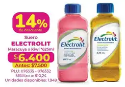 Belalcazar Electrolit suero rehidratante maracuya o kiwi oferta
