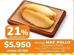 Belalcazar Mac pollo pechuga oferta