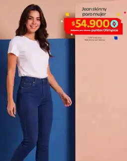 Olímpica Jean skinny para mujer oferta