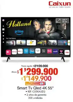 Metro Caixun tv qled 4k 55" oferta