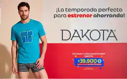 Olímpica Dakota camiseta + boxer para hombre oferta