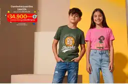 Olímpica Dakota camisetas juveniles oferta