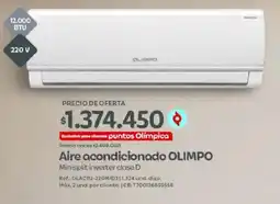 Olímpica Olimpo aire acondicionado minisplit inverter clase d oferta