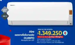 Olímpica Aire acondicionado Olimpo Minisplit ON-OFF oferta