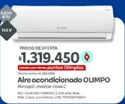Olímpica Aire acondicionado OLIMPO oferta