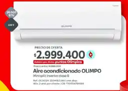 Olímpica Aire acondicionado OLIMPO oferta