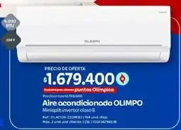Olímpica Aire acondicionado OLIMPO oferta