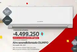 Olímpica Olimpo aire acondicionado oferta