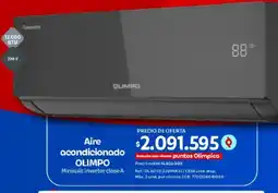 Olímpica Olimpo aire acondicionado minisplit inverter clase a oferta
