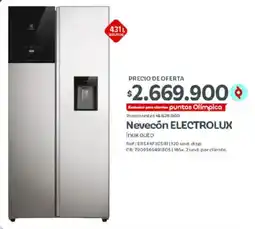 Olímpica Electrolux nevecón oferta
