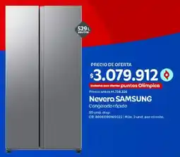 Olímpica Nevera SAMSUNG oferta