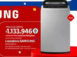 Olímpica Lavadora Samsung Automática oferta