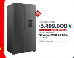 Olímpica Nevecón WHIRLPOOL Side by side oferta