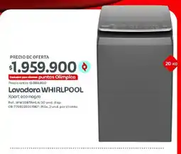 Olímpica Lavadora whirlpool xpert eco negro oferta