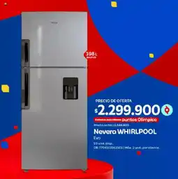 Olímpica Nevera WHIRLPOOL Evo oferta