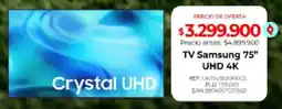 Olímpica Samsung TV 75" oferta