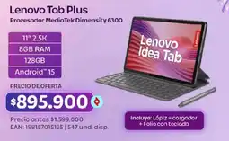 Olímpica Lenovo Tab Plus oferta