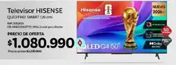 Olímpica Televisor hisense qled fhd smart 126 cm oferta