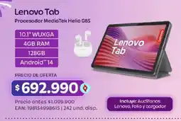 Olímpica Lenovo Tab oferta