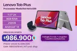 Olímpica Lenovo Tab Plus oferta