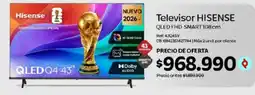 Olímpica Televisor hisense qled fhd smart 108 cm oferta