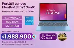 Olímpica Lenovo IdeaPad Slim 3 Gen10 oferta