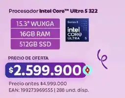 Olímpica Intel Core Ultra 5 322 oferta