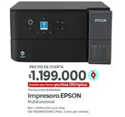 Olímpica Epson impresora multifuncional oferta