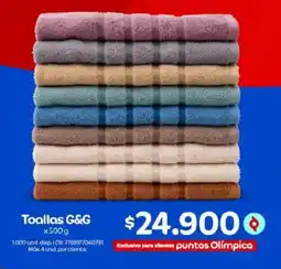 Olímpica Toallas G&G oferta