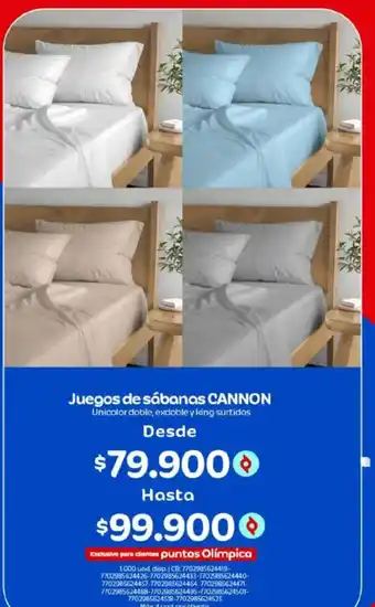 Juegos de sábanas CANNON