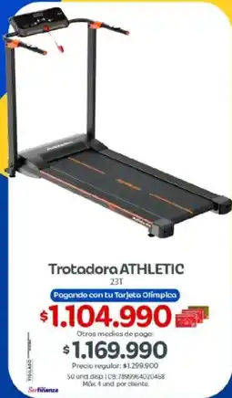 Olímpica Athletic trotadora 23t oferta