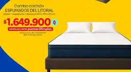 Olímpica Espumados del litoral combo colchón oferta