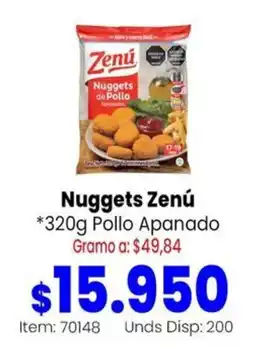 MercaTodo Zenú Nuggets de Pollo Apanado oferta