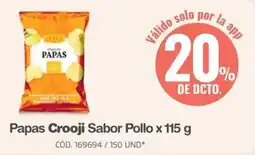 Makro Papas Crooji Sabor Pollo oferta