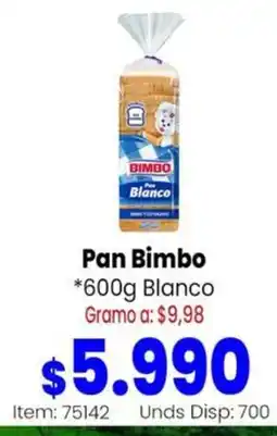 MercaTodo Pan Bimbo oferta