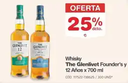 Makro The Glenlivet Founder's y 12 Años oferta