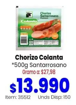 MercaTodo Chorizo Colanta oferta