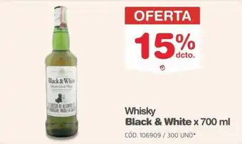 Makro Whisky Black & White oferta