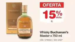 Makro Whisky Buchanan's Master oferta