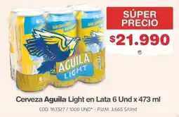 Makro Cerveza Aguila Light oferta