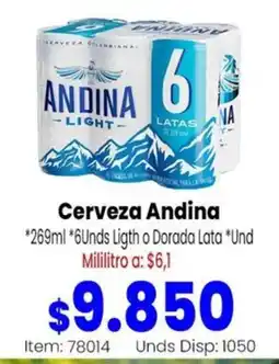 MercaTodo Cerveza Andina Light oferta
