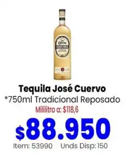 MercaTodo Tequila Jose Cuervo oferta