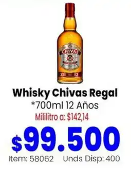 MercaTodo Whisky Chivas Regal oferta