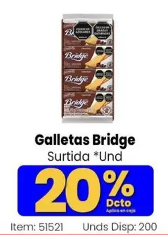 MercaTodo Galletas Bridge oferta