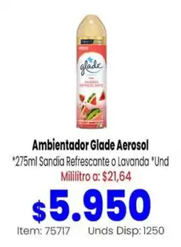 MercaTodo Ambientador Glade Aerosol oferta