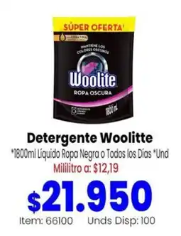 MercaTodo Woolite Detergente Ropa Negra o Todos los Días oferta
